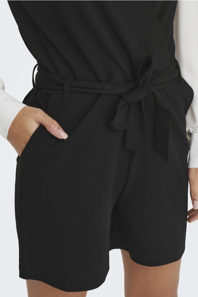 JDYHONEY GEGGO S/L PLAYSUIT JRS 15288252 Black